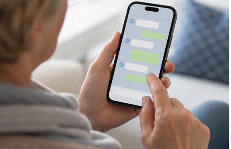 messaggi sul telefono senza testo leggibile
