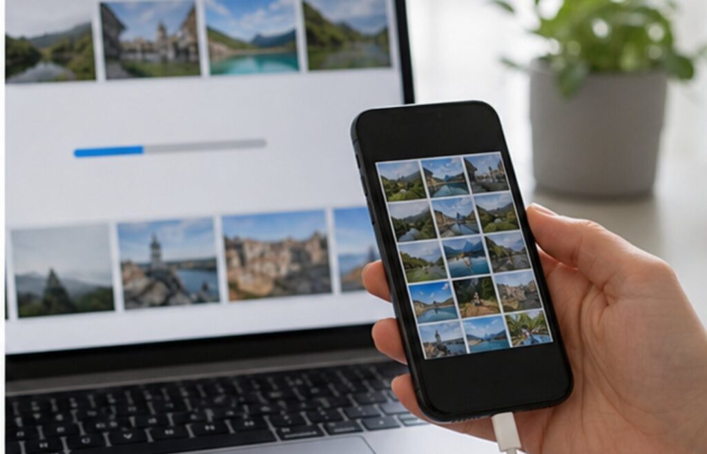 backup foto dal telefono