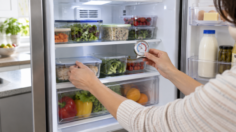 Controllo della temperatura e delle bocchette di un frigorifero